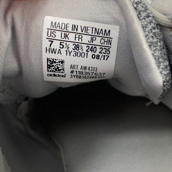 Adidas Cloudfoam Women's QT Racer 2.0 Shoes in Grey/White Size 7 - Picture 8 of 9